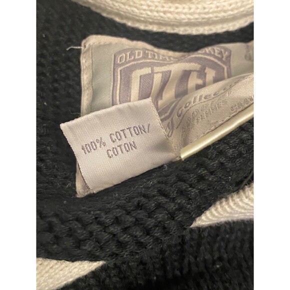 NHL PITTSBURG PENGUINS Womens S Hoodie Cotton Knit Sweater Old Time Hockey BLACK - Picture 7 of 14